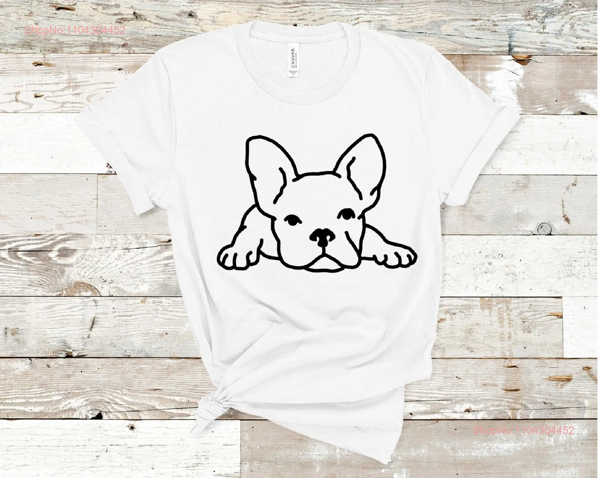 Frenchie Mom T Shirt French Bulldog Dog Lover  long or short sleeves