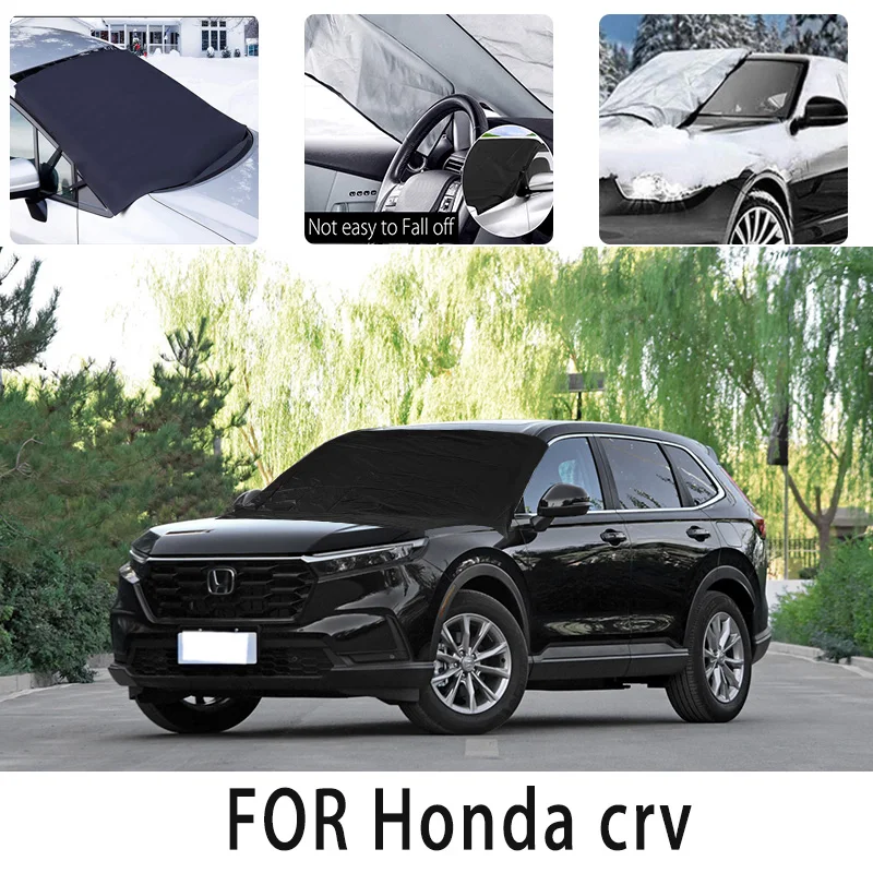 

Автомобильный Снежный чехол, передняя крышка для Honda crv Snowblock, теплоизоляционный солнцезащитный козырек, антифриз, защита от ветра, мороза, автомобильные аксессуары