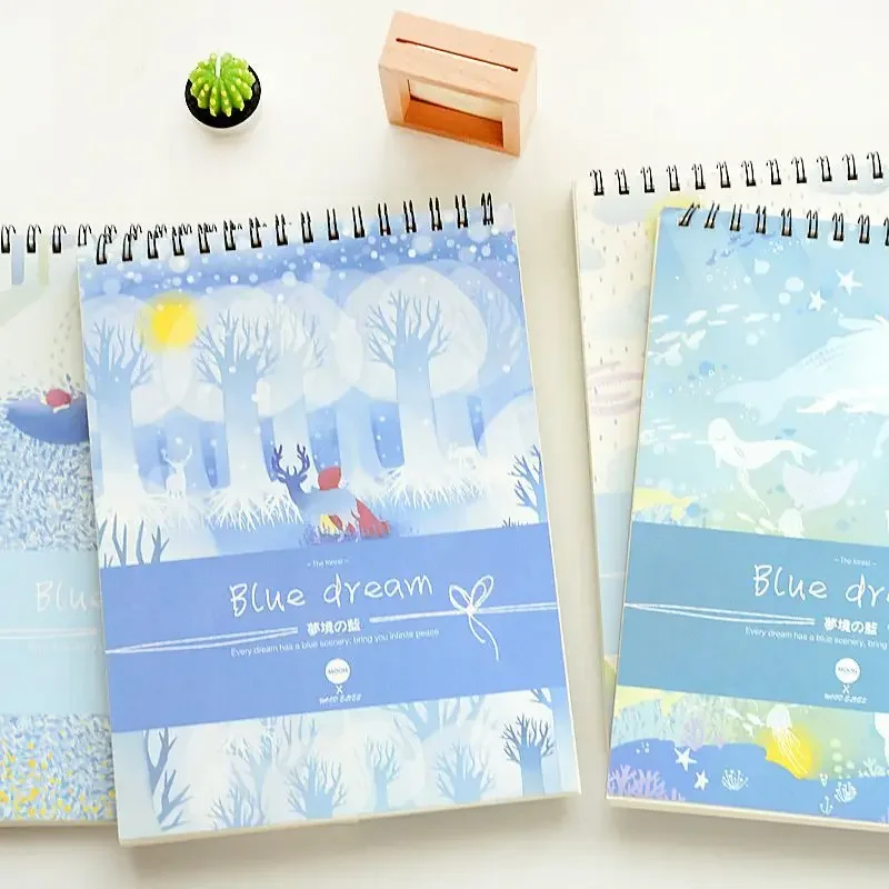 Professional Sketchbook Thick A4 Pape Notebook Diary Art School Supplies Pencil Drawing Notepad Painting Book