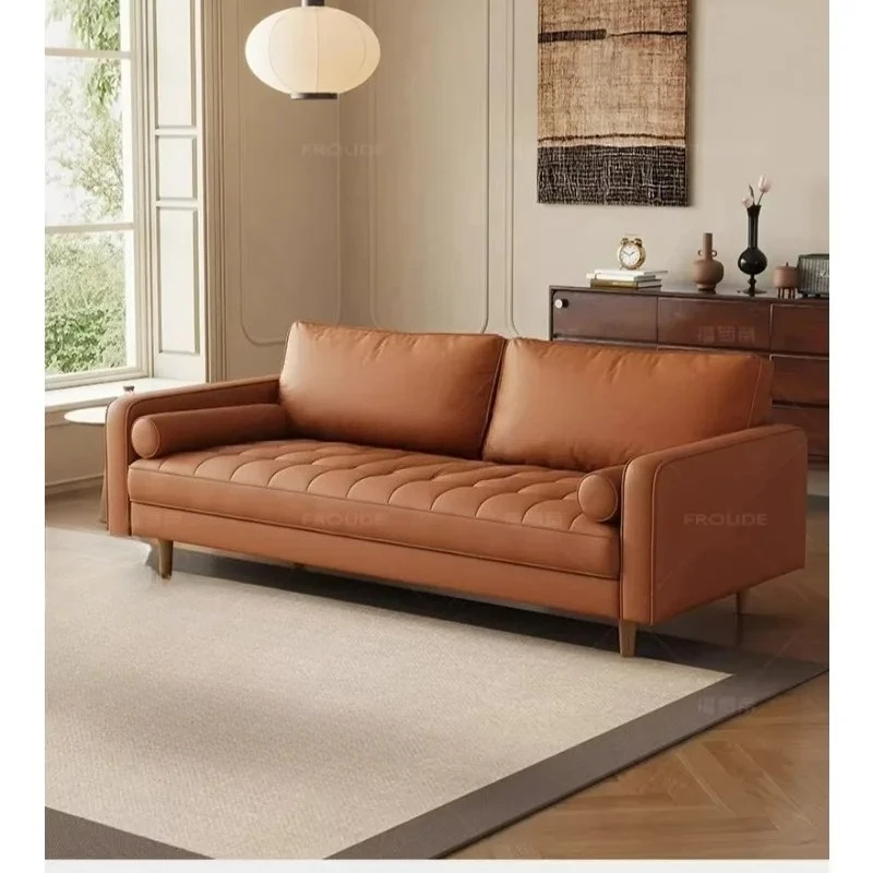 lt leather art sofa small apartment modern simple bedroom small sofa apartment single double sofa