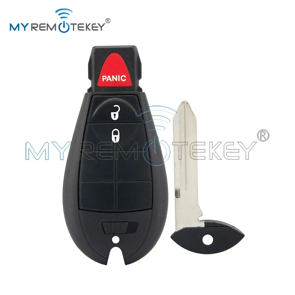 REMTEKEY Fobik Case Remote Car Key Shell for Chrysler 300 Town Country Jeep Dodge Durango IC 2701A-C01C FCC IYZ-C01C