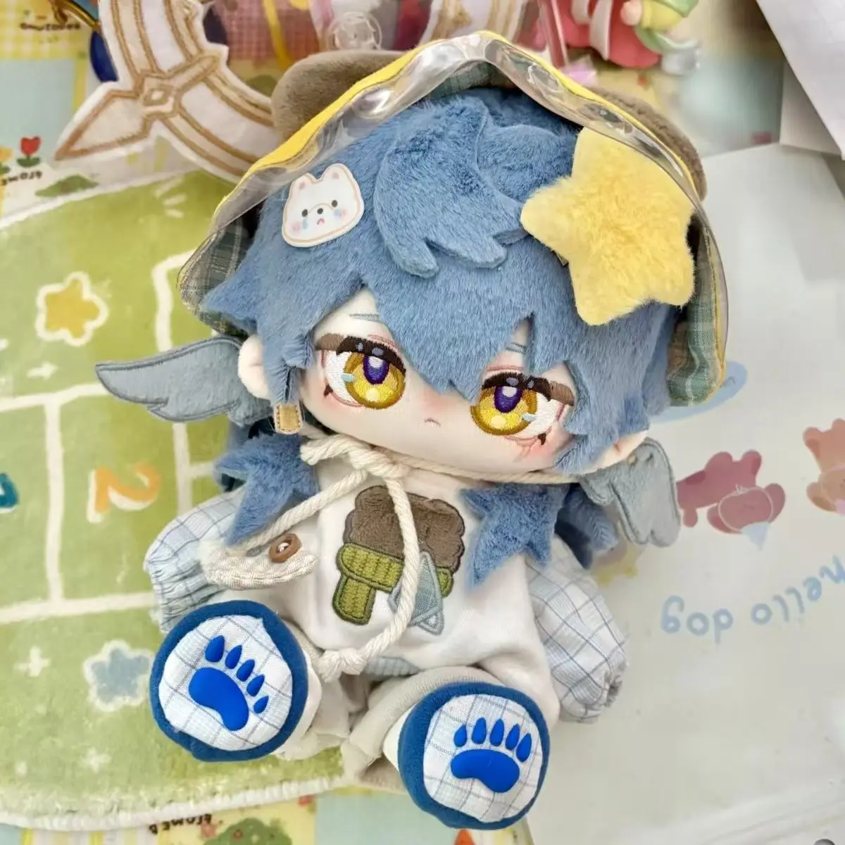 20 CM Honkai:Star Rail Plush Sunday Figure Cotton Plush Cosplay Anime Game Peripherial Stuffed Naked Doll Diy Cartoon Fans Gifts