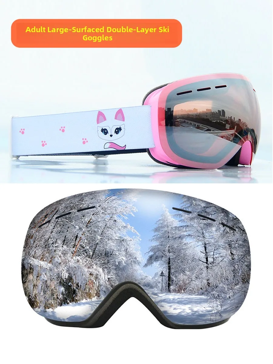 snow-skiing-goggles-unisex-large-spherical-double-layer-anti-fog-high-single-board-double-board-shortsighted-protective-glasses