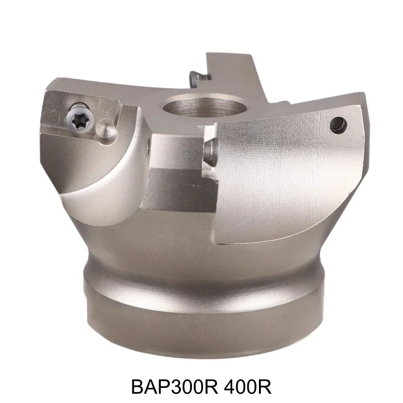 

Фрезерная головка BAP400R/300R с адаптивными фрезерными пластиными APMT1604PDER/1135PDER, ударопрочная, для торцевого фрезерования.