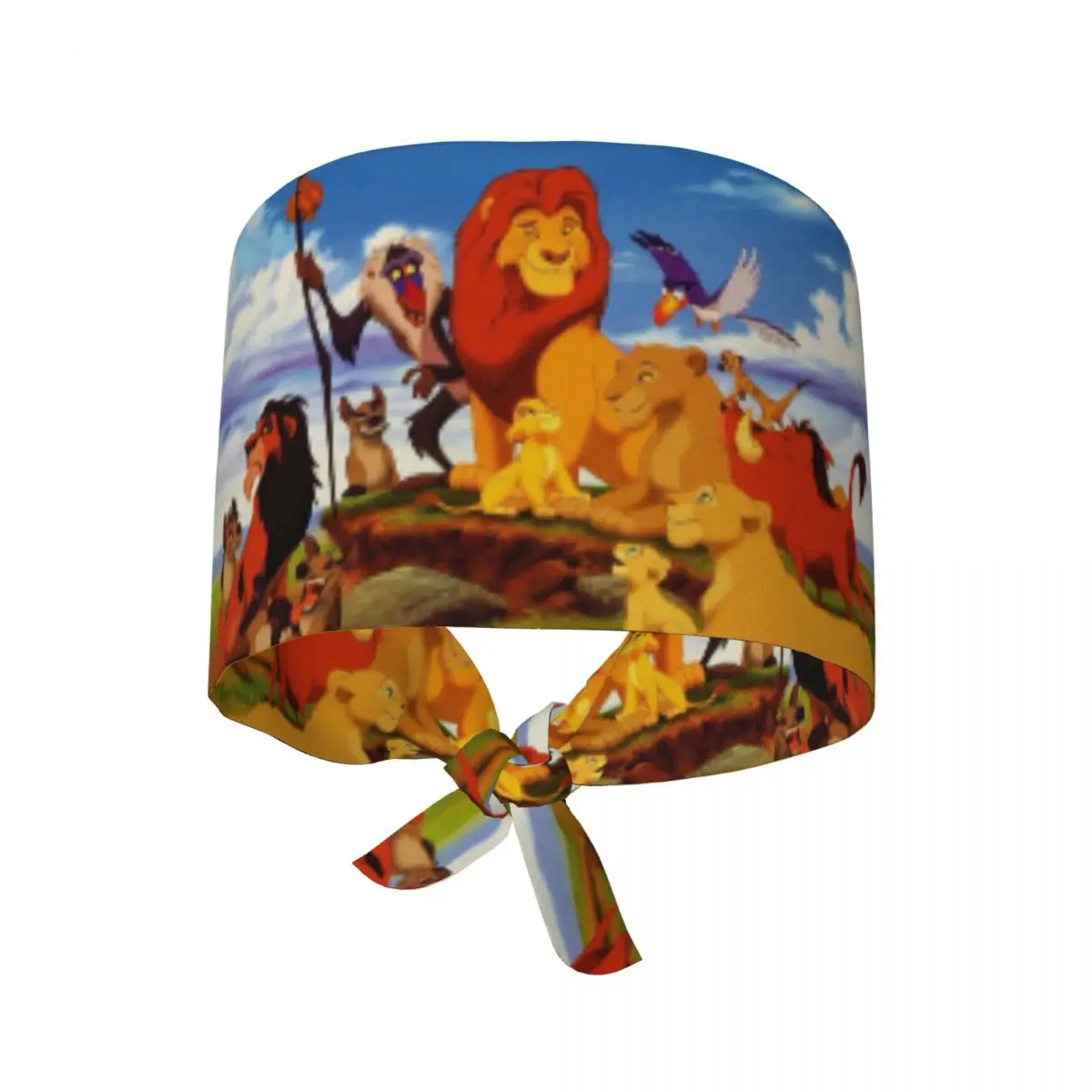 

Custom The Lion King Simba Cleaning Working Cap Comfortable Unisex Cartoon Movie Scrub Cap Surgicals Hat Nurse Scrubs Hat Nurse