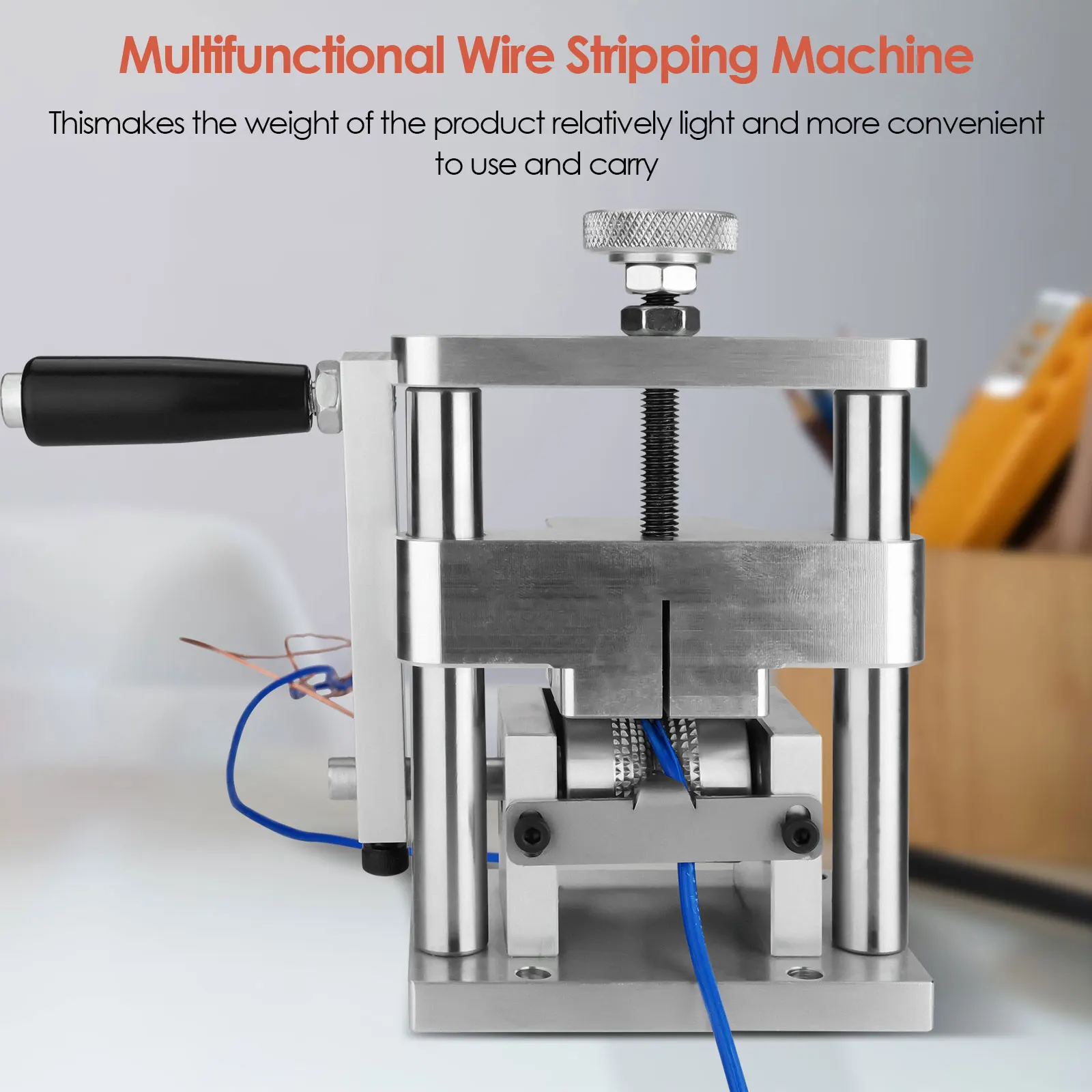 Wire Stripper Manual Wire Stripping Tool Electric Cable Peeling Machine Compliable with Electric Drill