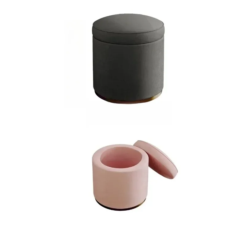 

Light luxury high-end storage makeup stool
