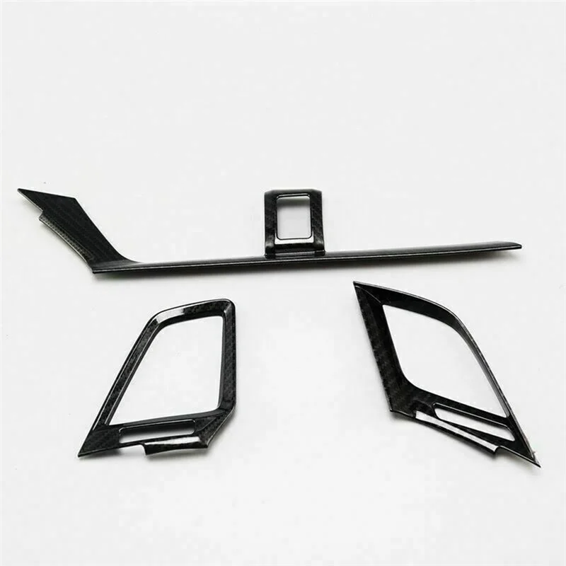 بقوة السيارة الداخلية لوحة القيادة غطاء فتحة التهوية لهوندا سيفيك 10Th 2016-2021 تنفيس الهواء الإطار الداخلي الزخرفية ملصق B جزء