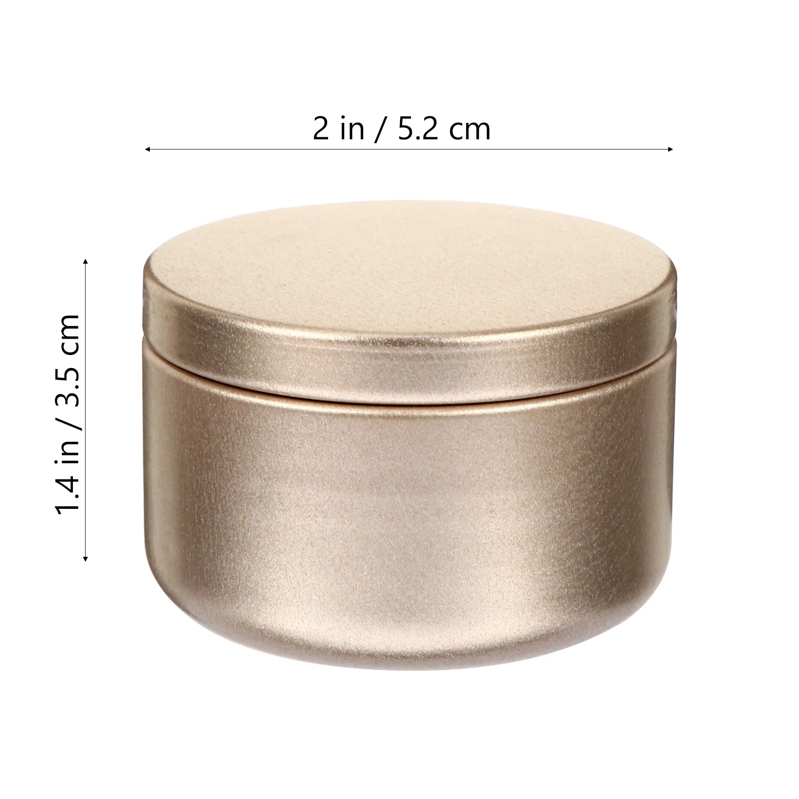 Jars Metal Tin Tins Storage Making For Jar Tea Cans Can Candles Small Crafts Diy Candy Container Containers Golden Gifts