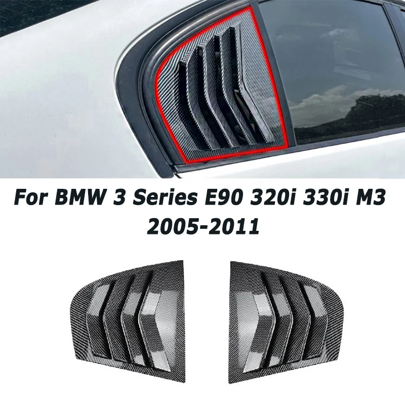 

Car Rear Window Louvers For BMW 3 Series E90 320i 330i M3 2005-2011 Shutter Blind Cover Tuning Exterior Parts Car Accessories