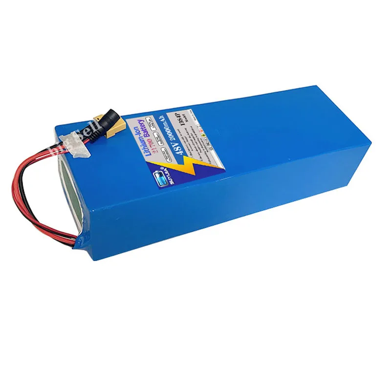 2026 new 48V 20000mAh 13s4p 21700 advanced lithium rechargeable battery, 800w  protection BMS 30A integrated