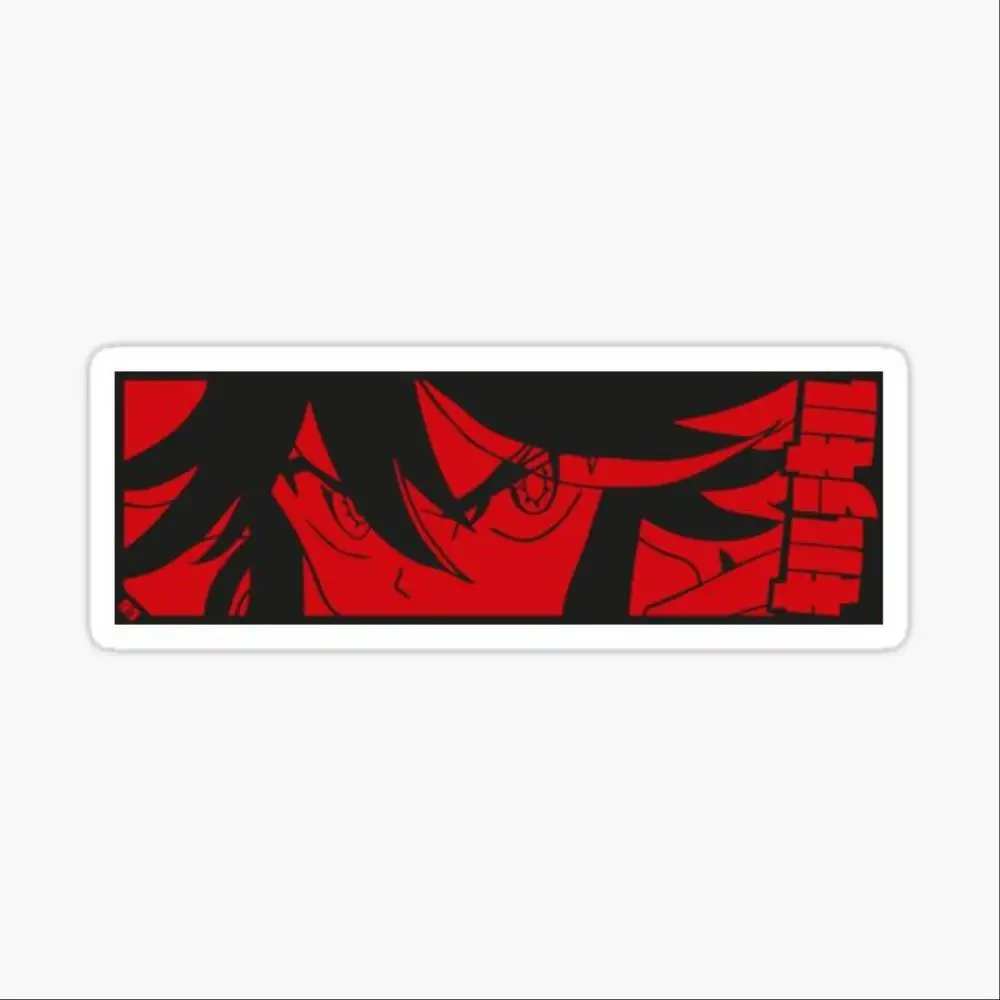 Kill La Kill Slap Sticker Red Waterproof Stickers For Decorating Car Windows Motorcycles And Computers.