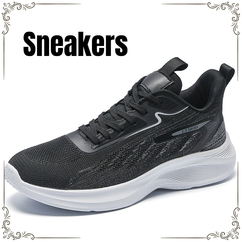 

Spring Autumn Lightweight Men's Shoes Breathable Mesh Casual Sneakers Comfortable Fashion Plus Size 49 Walking Men Sports Shoes