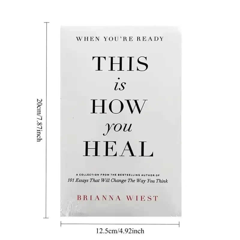 عندما تكون جاهزًا، هذه الطريقة الشفاء من كتاب بريانا ويست الملهم باللغة الإنجليزية Brochura علم النفس libros de English