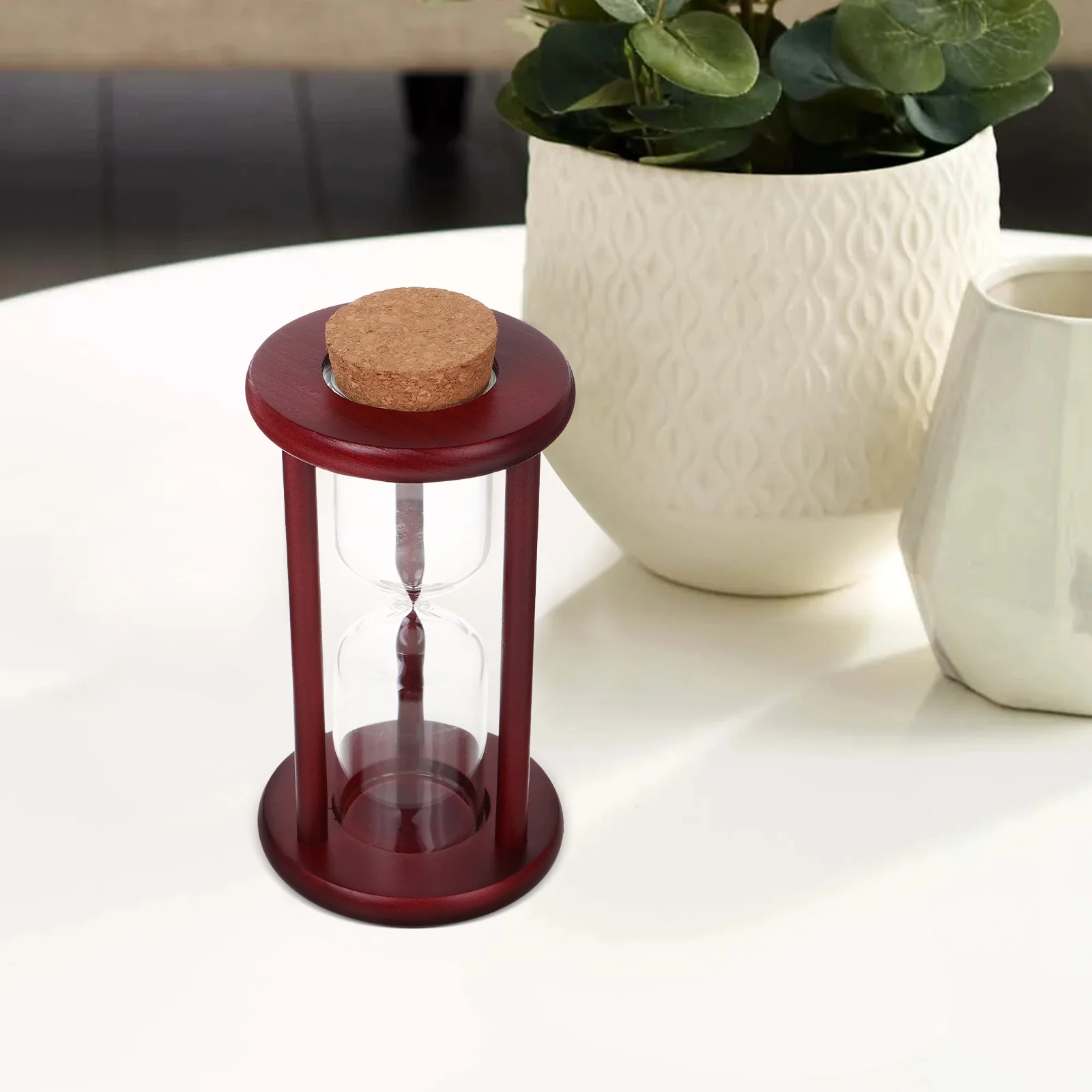

Creative Wooden DIY Refillable Hourglass Timer Empty Sand Timer for Home Decor Wedding Craft Making Decorative Sandglass