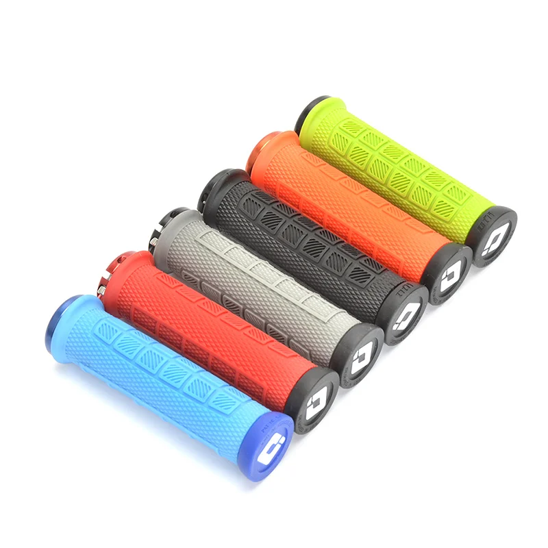 ODI Elite Lock on Grips for MTB Mountain Bike Grips Handlebar Mountain Bike Grips Alluminium Alloy+Silica Gel ODI Grips