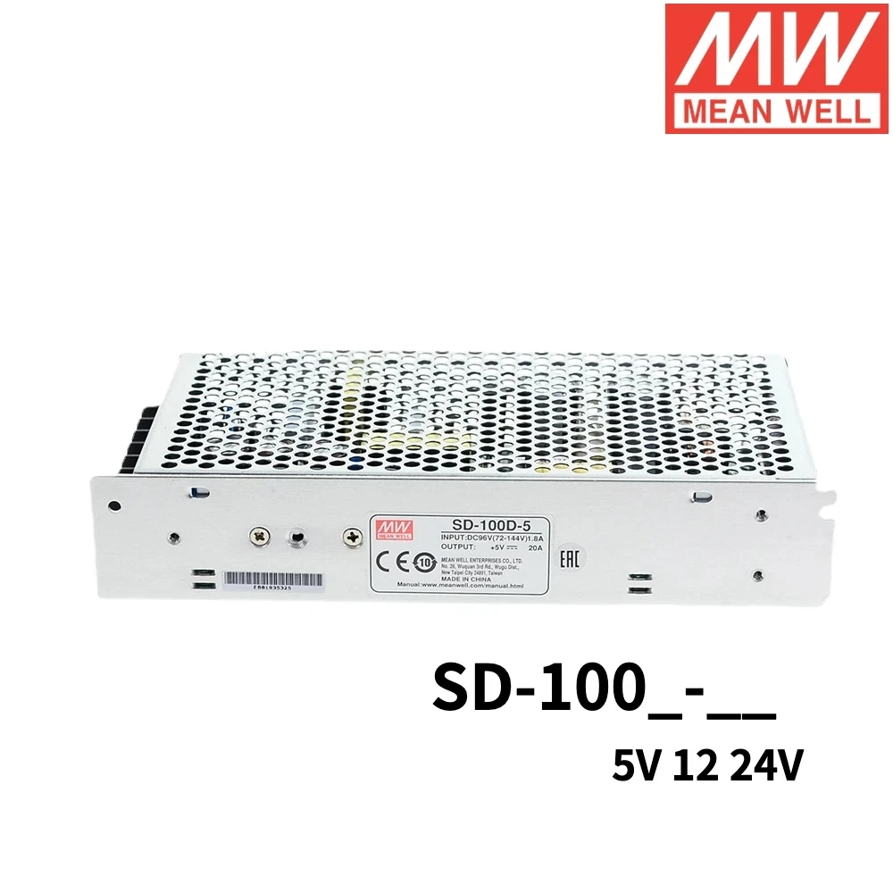 MEAN WELL SD-100 SD-100A-5 SD-100A-12 SD-100A-24 SD-100B-12 SD-100B-24 SD-100C-12 SD-100C-24 SD-100D-12 MEANWELL SD 100 100W MW