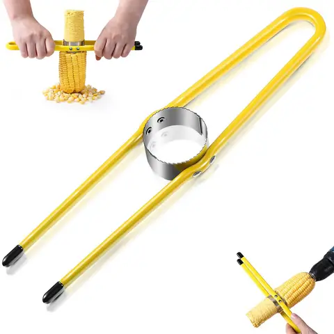 Corn Stripper Peeler Cob Cutter Thresher Corn Stripper Fruit Vegetable Tools Cooking Tools Kitchen Accessories Cob Remover