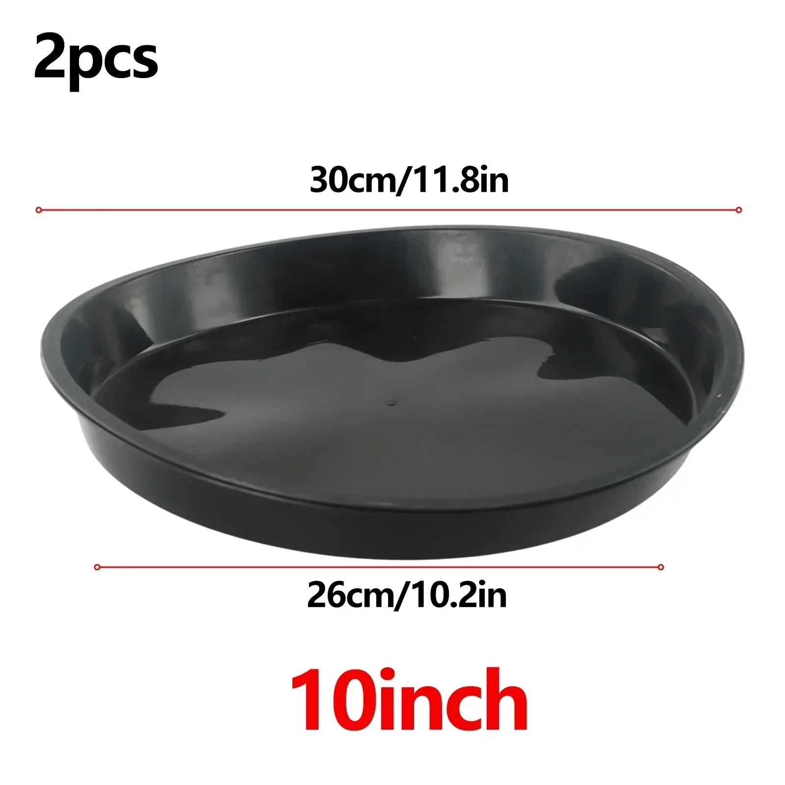 2pcs Plant Trays PP Round Succulent Plant Flower Pot Saucer Trays Supplies Decoration 4/6/7/8/10 Inch Garden Accessories
