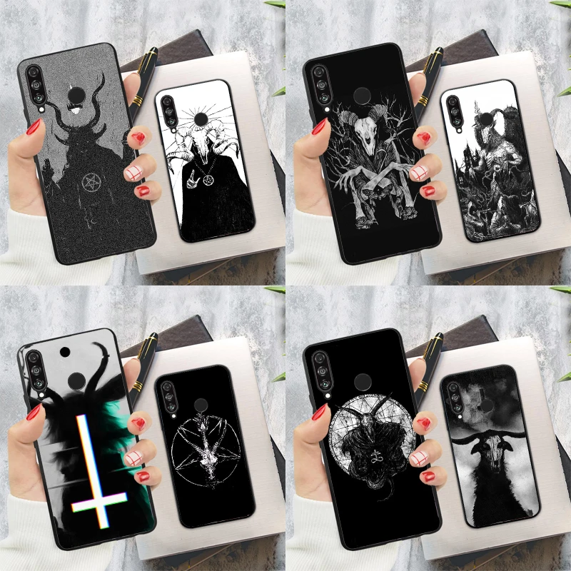 Devil Satan Dark Art For Huawei Nova Y60 Y70 Y90 Y61 Y91 3i 7i 8i 11i Nova 11 9 10 SE P20 P30 Pro P40 Lite Case