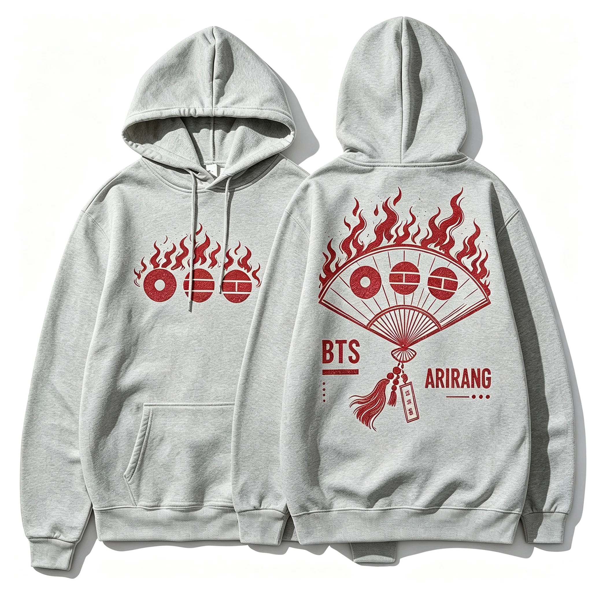 هودي رجالي بتصميم كوري عتيق لع - مراجعة Graphic Hoodie Streetwear وسعره