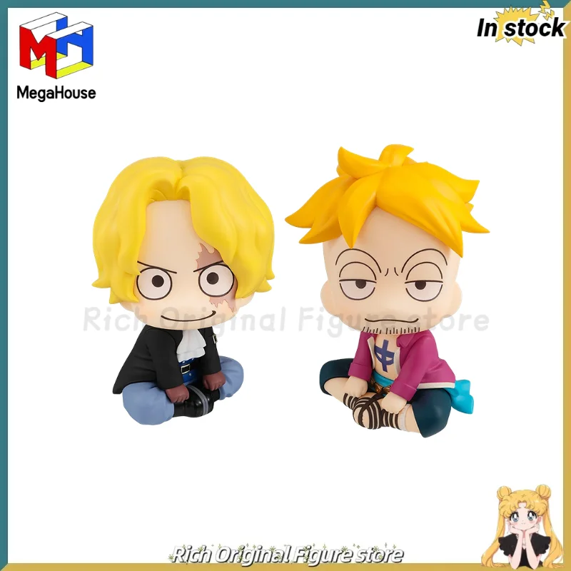 

В наличии оригинальные MegaHouse Look Up ONE PIECE Marco/Sabo Q версия гуманоидные игрушки модель фигурки коллекция статуя