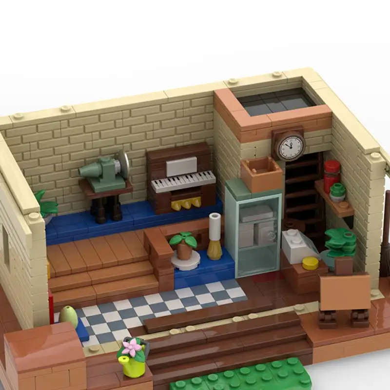 MOC-196104 Ultimate Collection Modular House Model Mini Bricks Expert Toys Street View Architecture Building Blocks Kid's Gifts