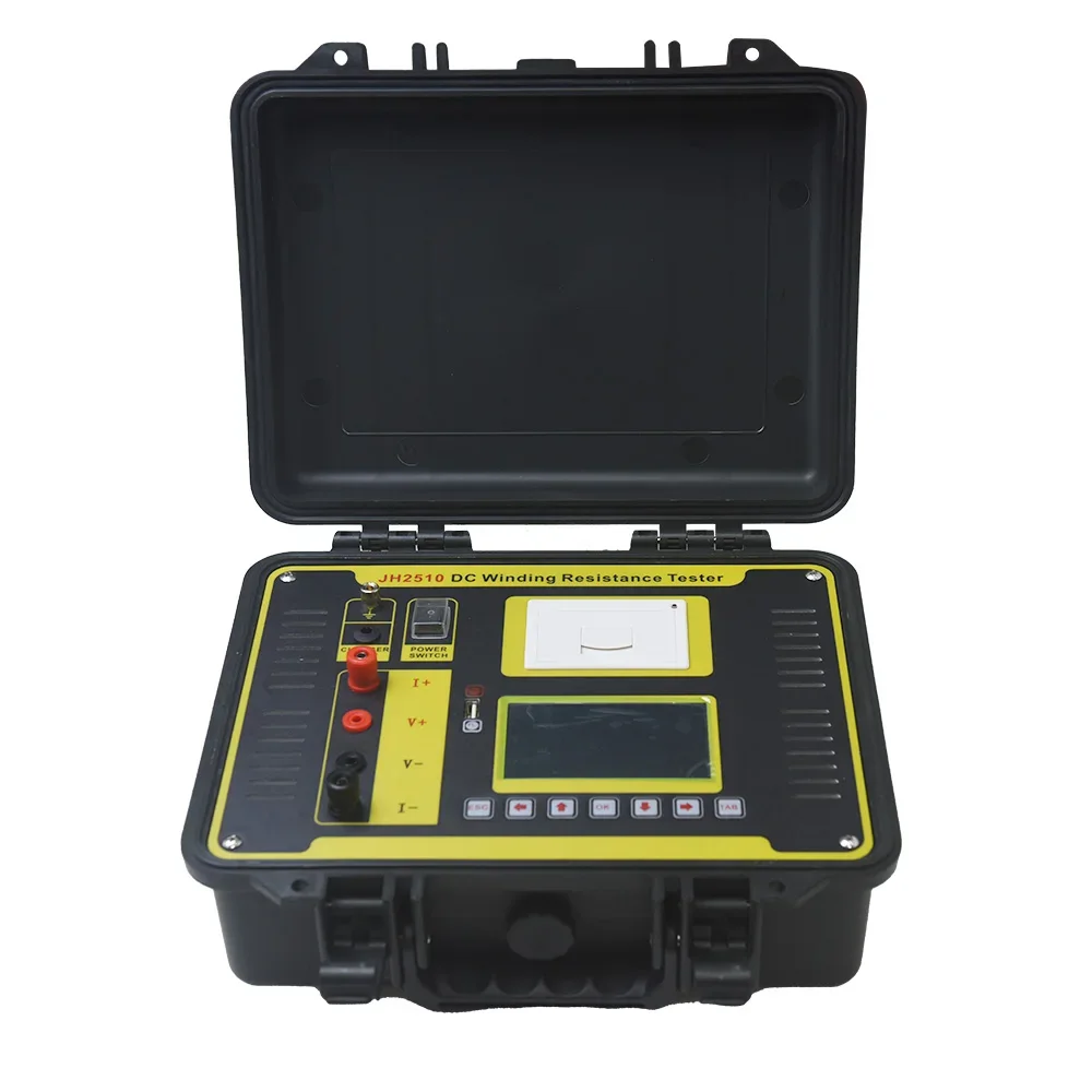 2026 300mA/1A/10A  Automatic Portable Testing Equipment Transformer DC Winding Direct Current Meter DC Resistance Tester Meter