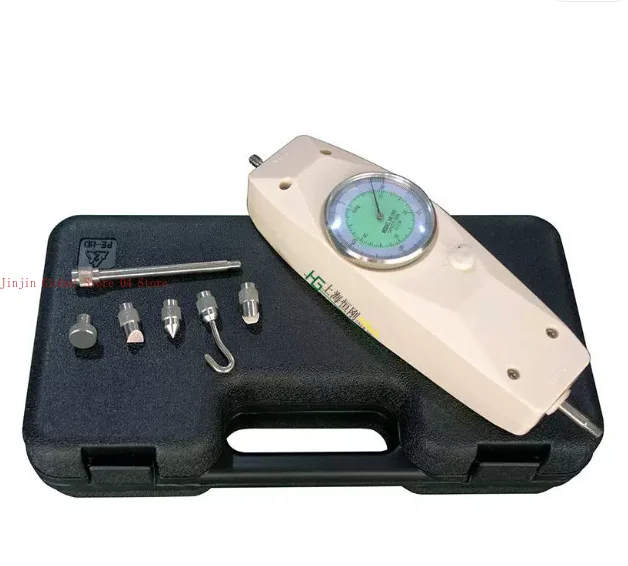 Pointer portable tensile stress testing instrument, hand-held pointer tensile pressure gauge, pointer display tensile torture