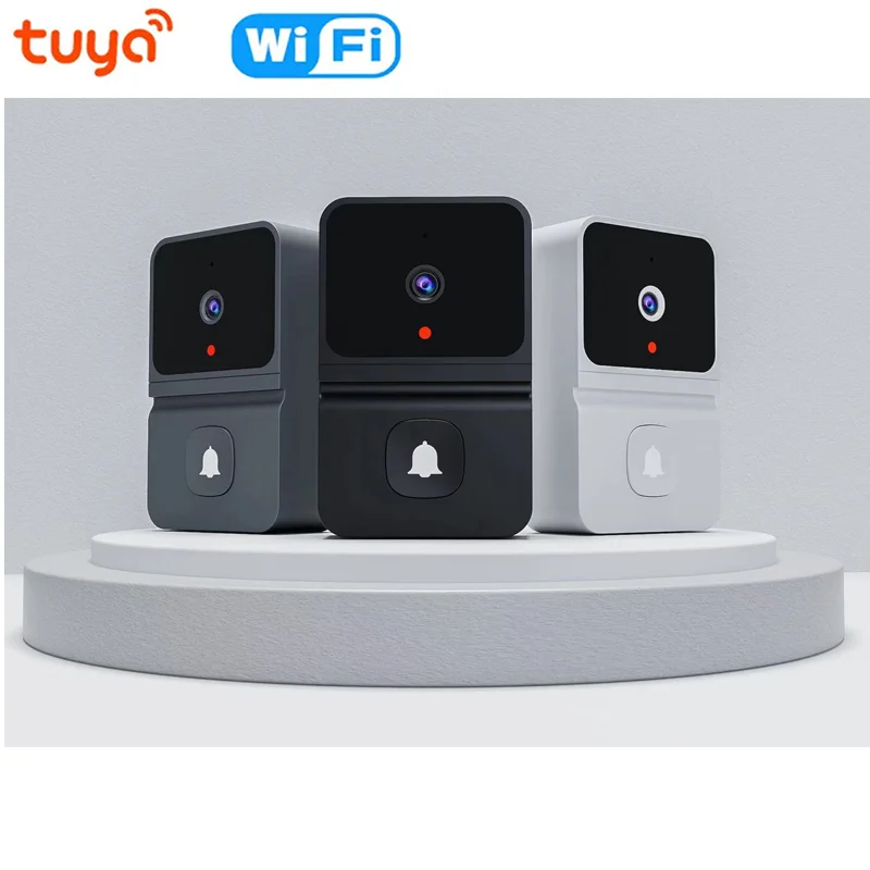 

Wi-Fi видео дверной звонок Беспроводная HD камера 480P Умный дом Защита безопасности Двусторонний домофон Ночное видение Умный дверной звонок