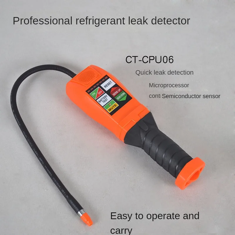 Imagem -03 - Detector de Vazamento Eletrônico Neve Detecção Halogênio ar Condicionado Acessórios Ferramenta R134 R22 Cpu06
