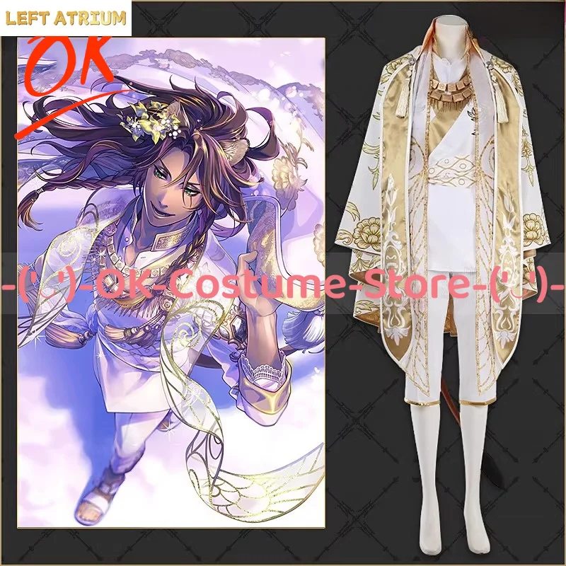 

[Customized Size] Twisted Wonderland Savanaclaw Fairy Gala Leona Kingscholar Cosplay Costume Outfit Halloween Party Uniform Suit