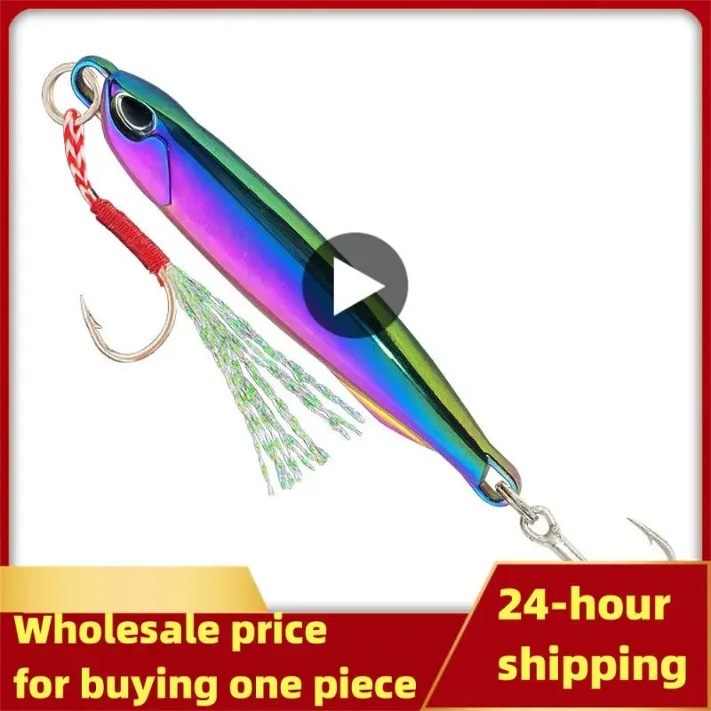 Plating DUO Metal Jig Lure10g 15g 20g 30g 40g 60g 80g Jigging Lure Silver Fishing Lure Saltwater Lures