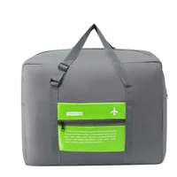 Korean Foldable Square Airplane The Tote Bag Waterproof Handbag Packing Cubes For Travel Oxford Cloth Weekend Travel Bag Luggage 5
