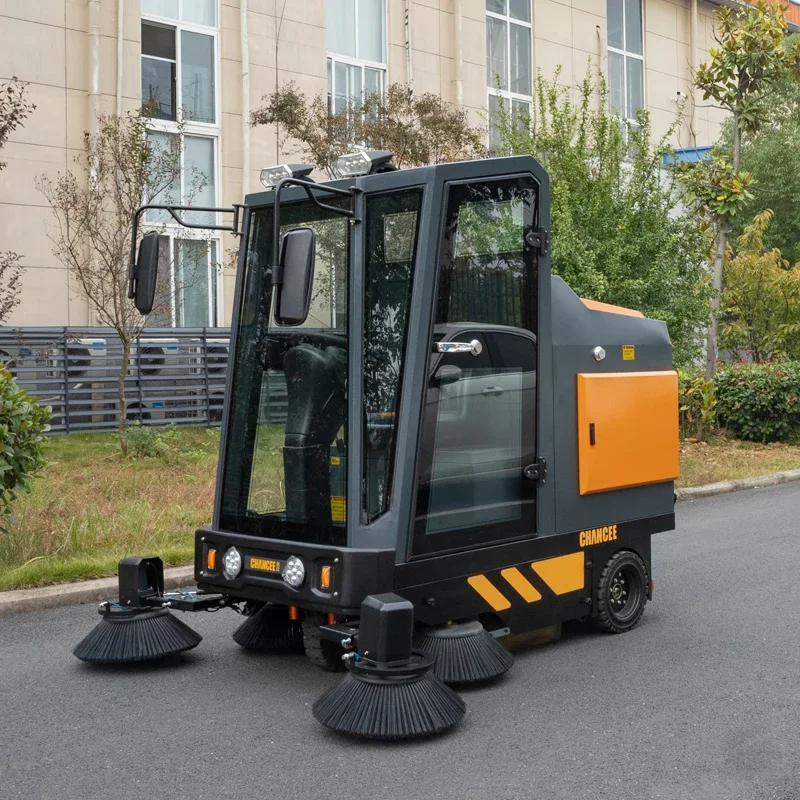 U190C Street Cleaner Industrial Ride-on Automatic Floor Sweeper Cleaning Machine