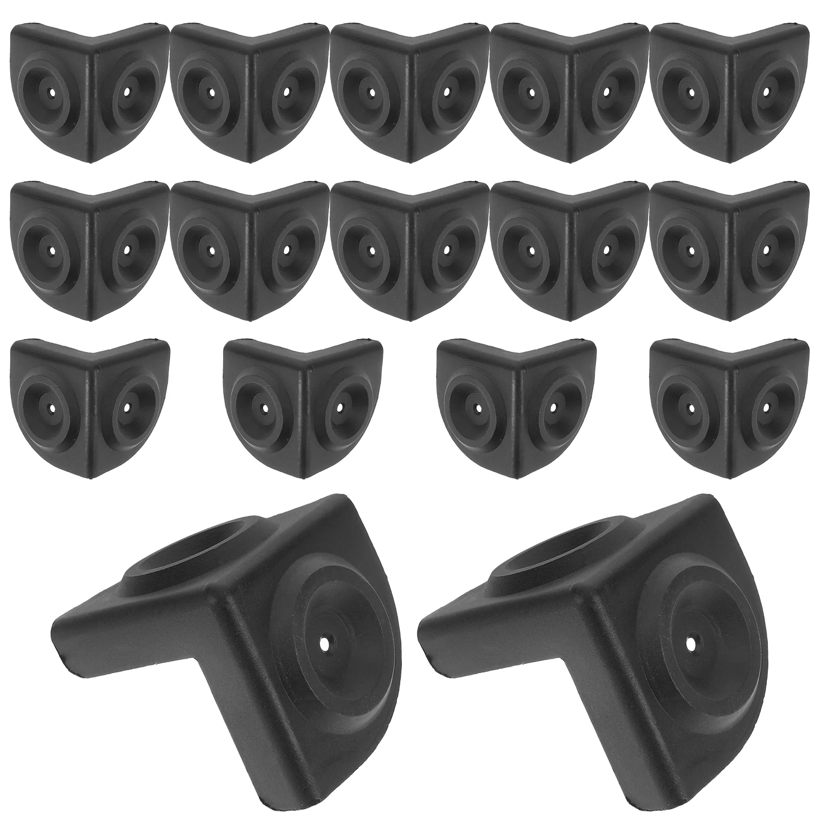 

16 Pcs Sound Package Angle Corner Guard Speakers Anti-collision Protective Cover Cabinet Protector Wrap Plastic