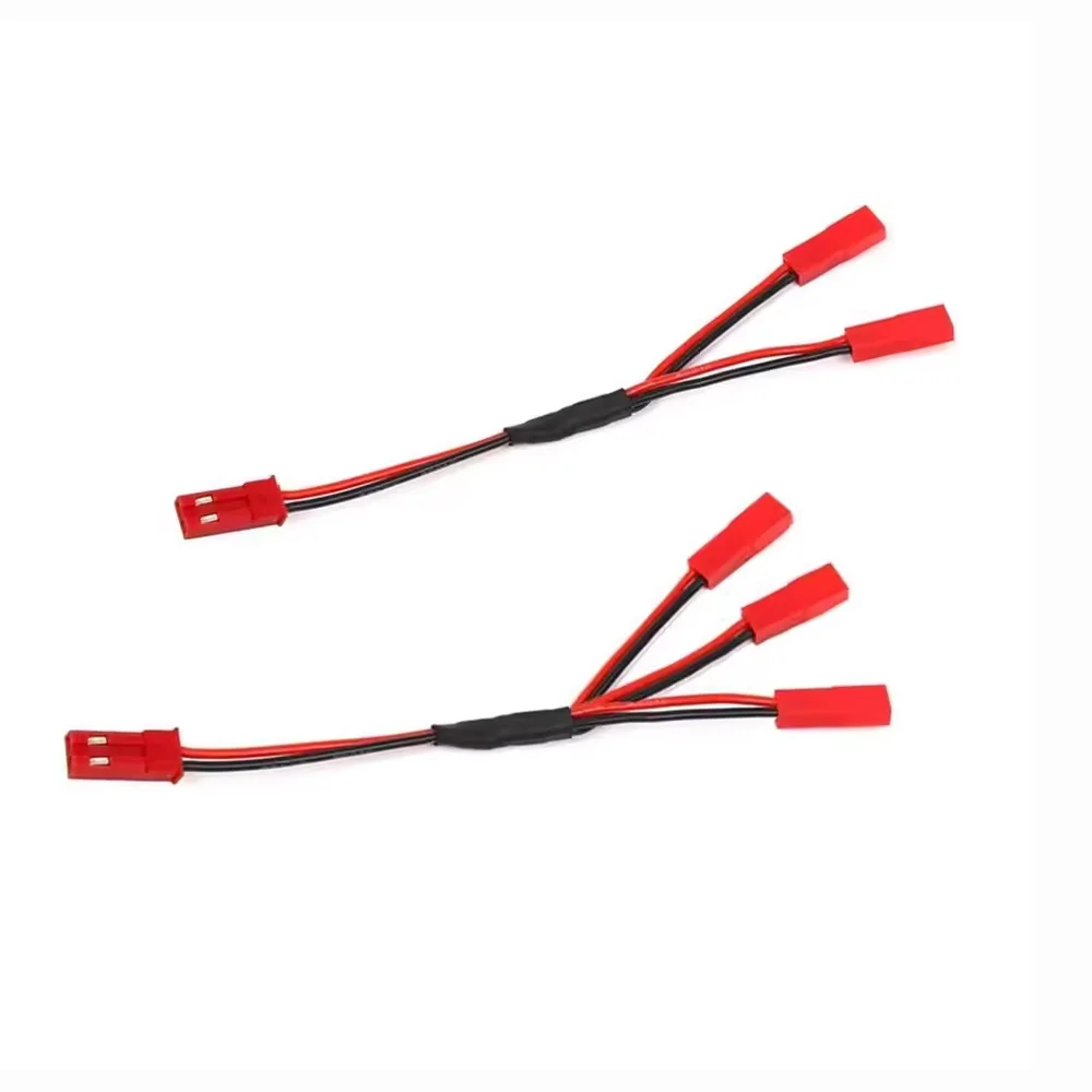 

Cable ESC Power Supply External Wiring JST Male Female Plug 1 TO 2, 1 TO 3 for 1/10 RC Crawler Car TRX6 TRX4 Bronco