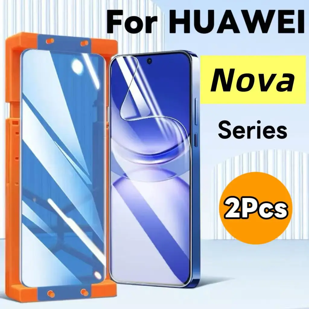 2-pack high-definition (HD) screen protector for Huawei Nova series smartphones, not tempered glass