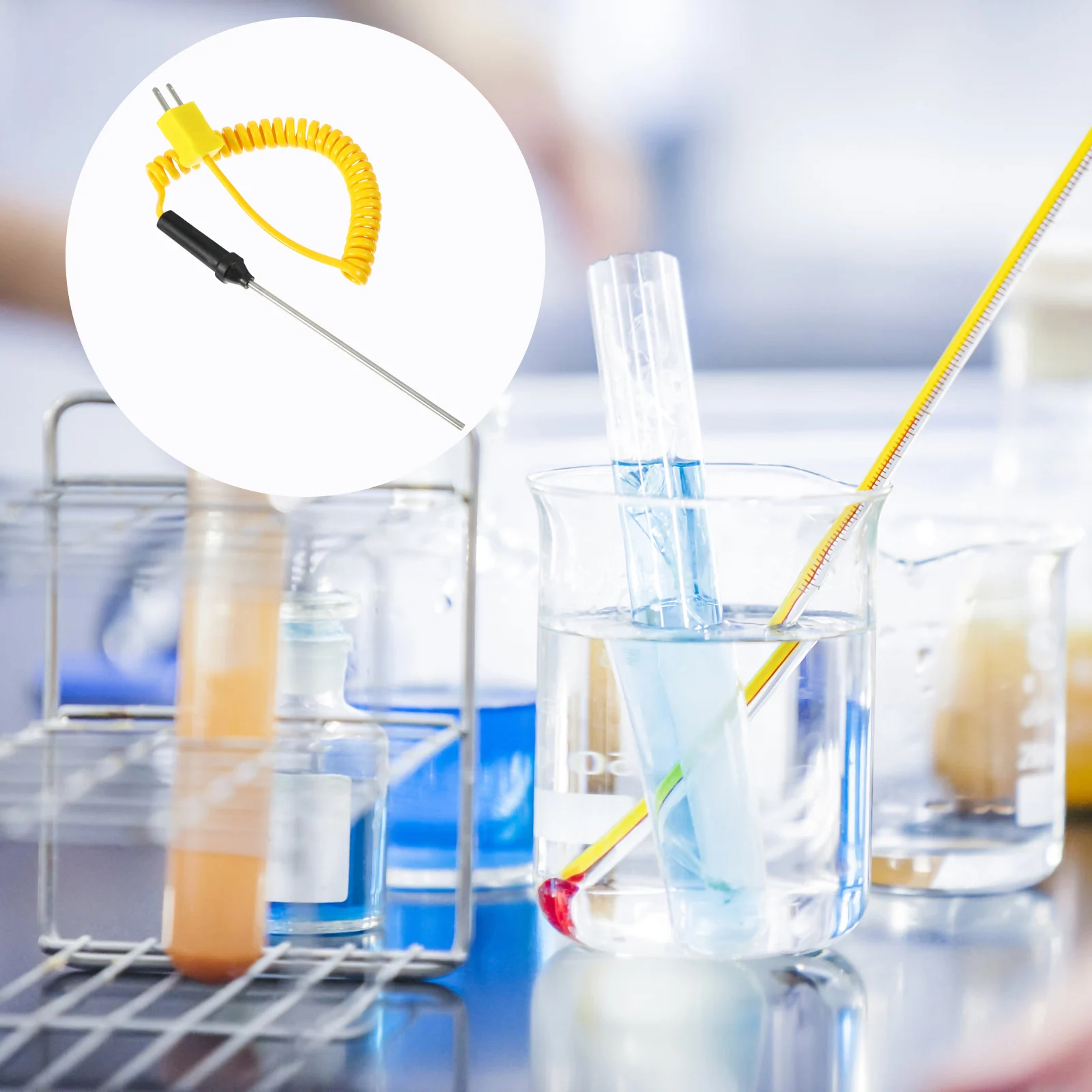 

K-Type Stainless Steel Thermocouple Probe Sensor Digital Thermometer Thermocouple High Temperature Resistance Long Life