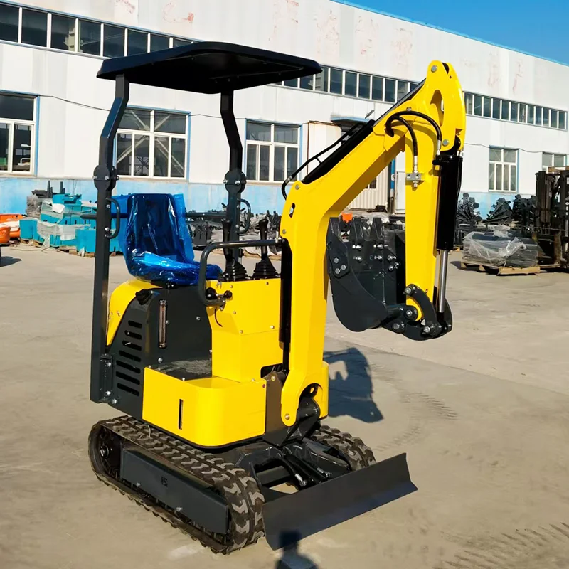 

Customized Wholesale Crawler Excavator 1000 KG Agricultural Small Trencher 1.2 Ton Mini Track Digger