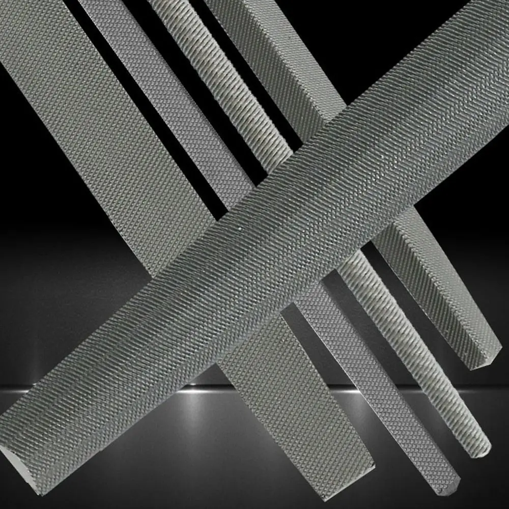 Steel Files 6/8 Inch Flat/Semicircle/Triangle/Circle/Square Saw File High Hardness Wear-resistant Carving Sharpening Hand File
