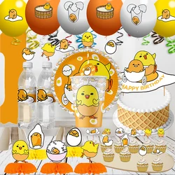Gudetama An Eggcellent Adventure Themed Disposable Party Tableware Cloth and Cartoon Animal Designs Ideal for Baby Bath Supplies