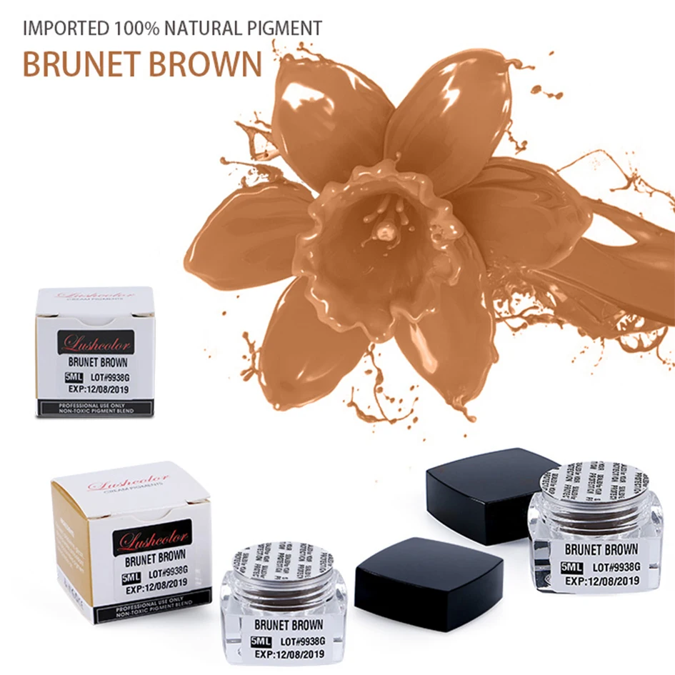Lushcolor 2pc 5ML Tattoo Ink Microblading Permanent Makeup Cream Pigment for Eyebrow Lip 18 Colors 3D Manual Tattoo Ink Supplies - Image 6