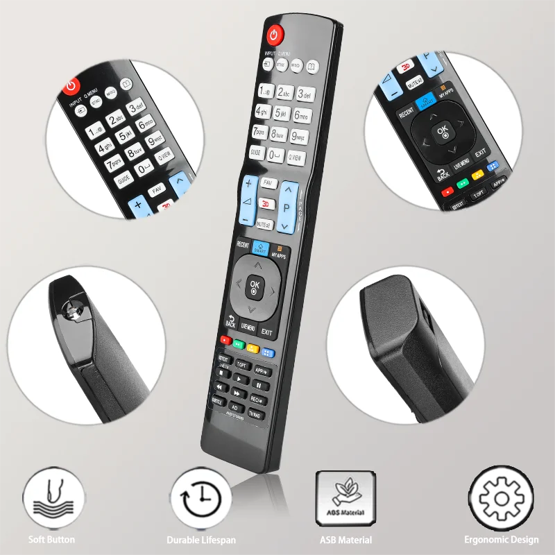 AKB73756565 For LG Remote Control Replacement, For LG TV 32LB650 39LB650 42LB650 47LB650 50LB650 55LB650 60LB650 70LB650
