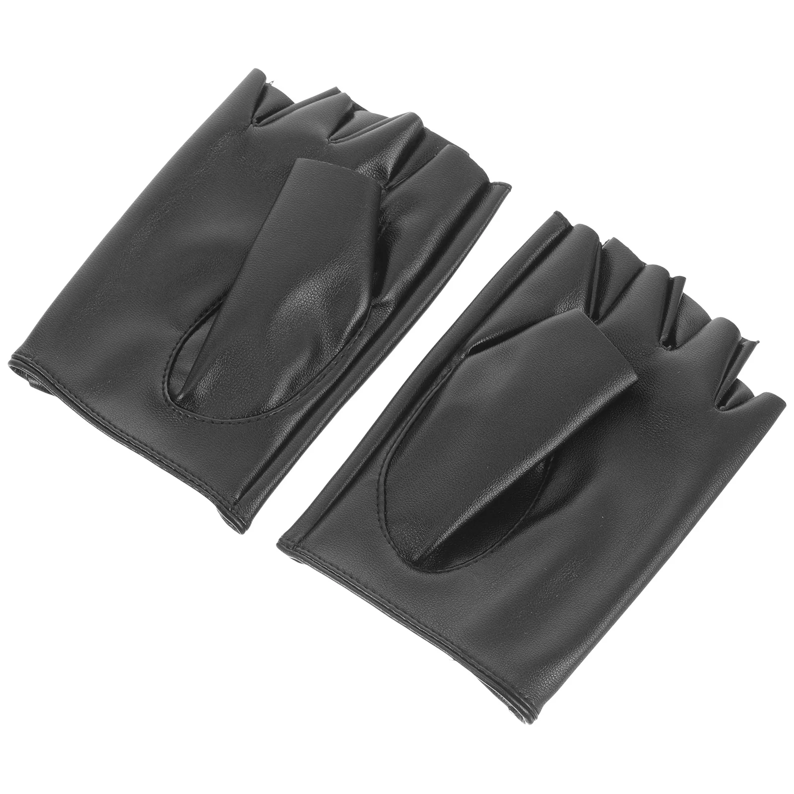 1 Pasang Sarung Tangan Setengah Jari Nyaman Perlindungan UV Anti Selip Telapak Tangan Bersepeda Berkendara Olahraga Luar Ruangan Sarung Tangan Kebugaran