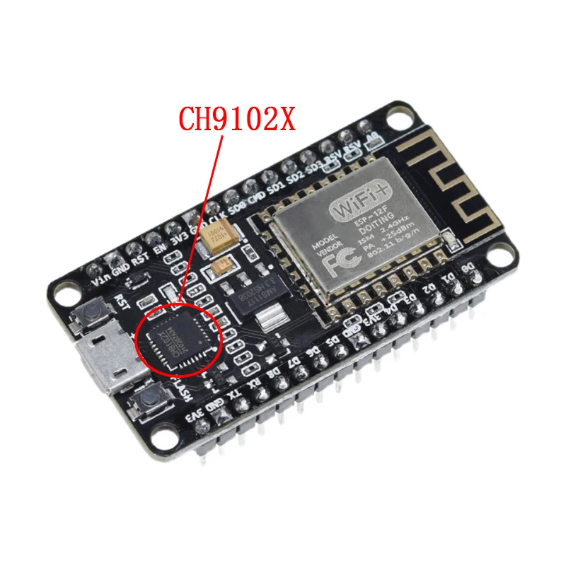 Nuovo modulo wireless CH340 CH340G / CP2102 NodeMcu V3 V2 4M Lua WIFI Internet delle cose basato su scheda di sviluppo ESP8266