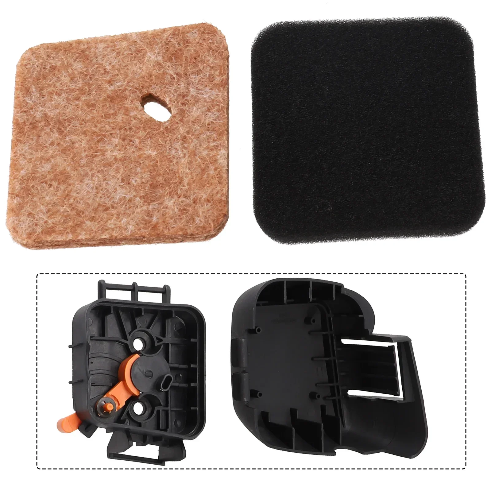 1 Set Air Filter Cover Housing Assy Kit For STIHL FS55 HS45 FS45 FS46 FS55C 42281402852 Garden Power Tool Replacement Parts