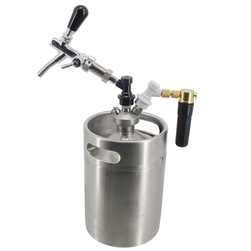 Keg Charger Co2 Injector Draft Beer Dispenser & Ball Lock Disconnect Homebrew Soda