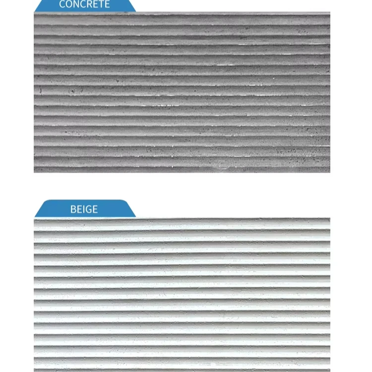 Corrugated White Gloss Dry Flexible Kitchen Countertops Hot Artificial Stone Villa Wall Decoration