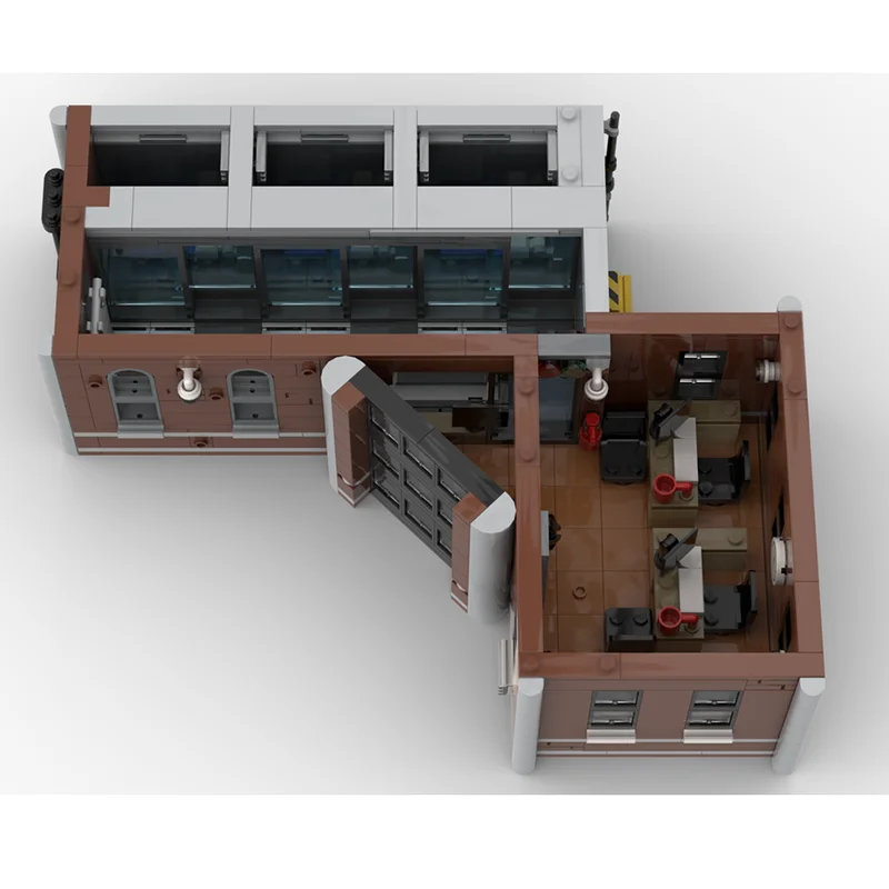 

Фильм Модель Moc Строительные Кирпичи Mental Asylum Модель Пол Технология Блок Игрушка DIY Сборка Рождественский Праздничный Набор Подарки